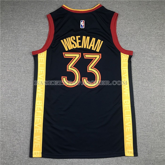 Maillot Golden State Warriors James Wiseman Ville 2020-21 Bleu